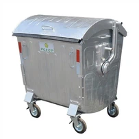 1100L kuumasinkitty roskakori