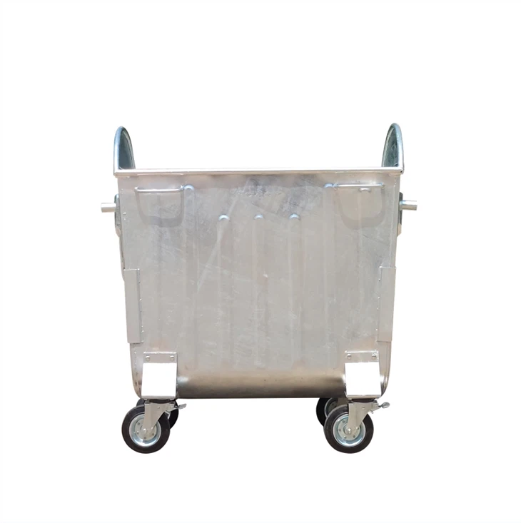 Large Galvanized Trash Can With Lid