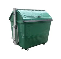 Outdoor Hot Selling Industrial 3200 litraa Mobile Wheelie Bin